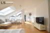 **Top modern & voll möbliert** Exklusives 1-Zimmer-Studio mit Balkon und TG-Stellplatz! - Wohn-/Schlafbereich