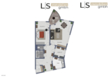 Grundriss - Charmante 3-Zimmer-Wohnung mit Potenzial, Fernblick und Garagenoption im „Salute“ in S-Fasanenhof!