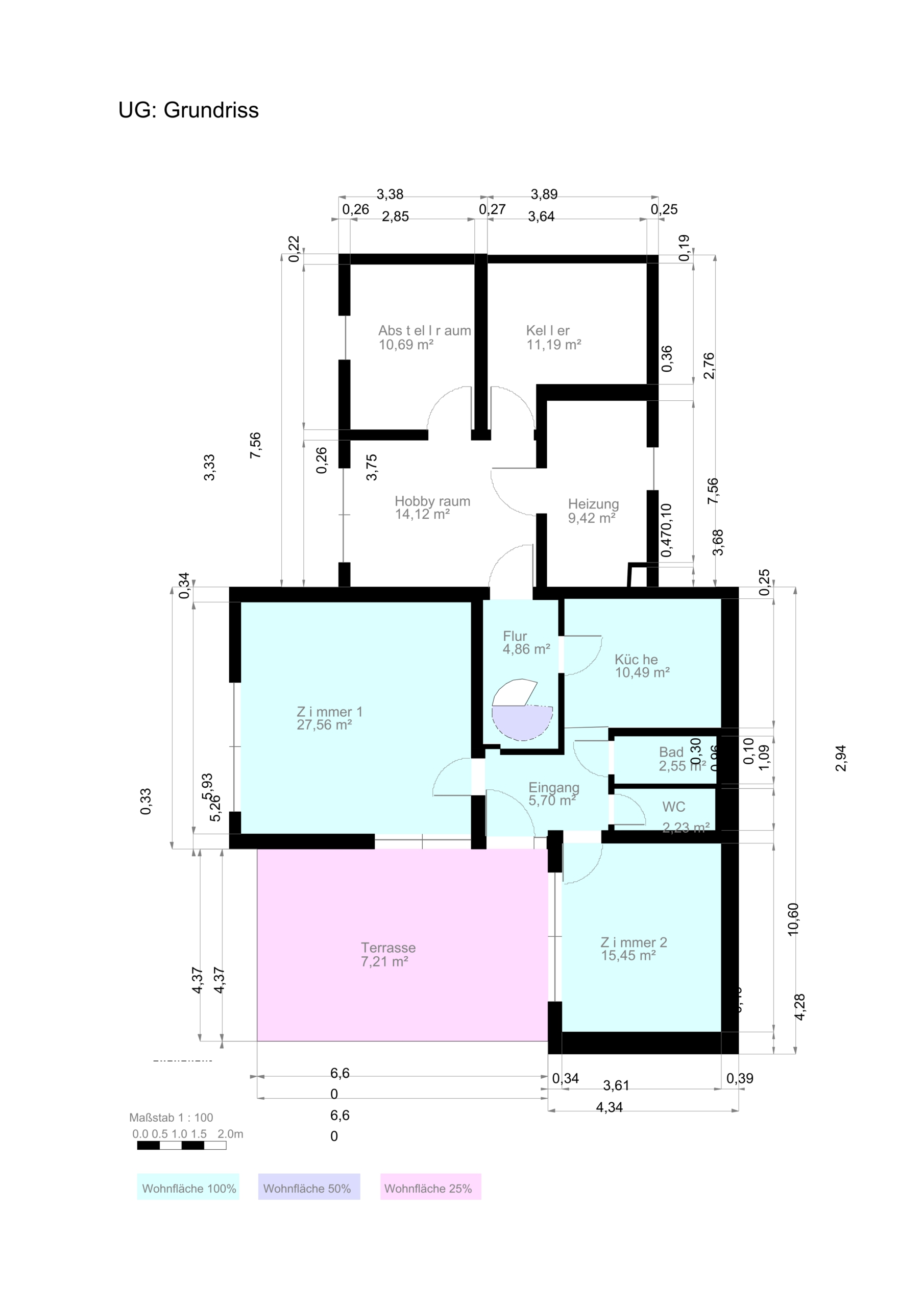 Grundriss Gartengeschoss