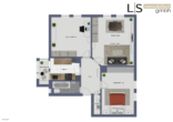 Grundriss - **Traumhaft** Renovierte Altbau-Etagenwohnung in absolut ruhiger Lage von Stuttgart-Ost!
