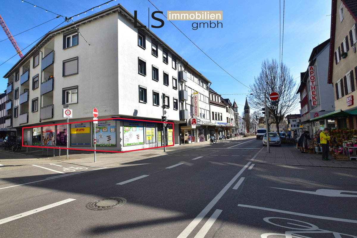 1A Stadtteillage – Ladenfläche mit ca. 33 m Front und 190 m² Verkaufsfläche + 99 m² Nebenräume!, 70597 Stuttgart / Degerloch, Verkaufsfläche