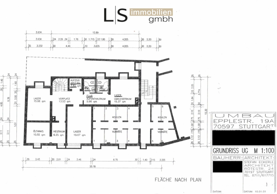 Grundriss UG
