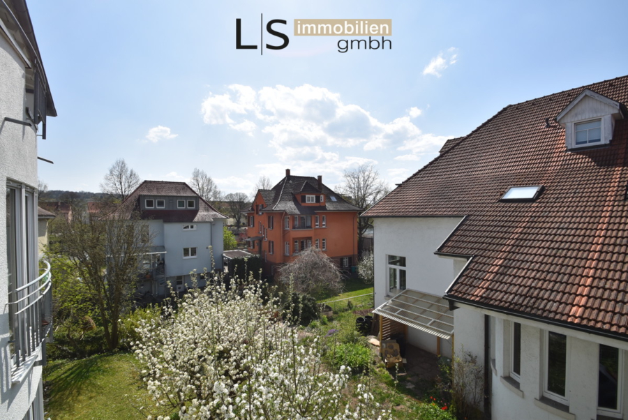 Ausblick Balkon