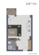 Grundriss - Schönes, helles 1-Zimmer-Apartment mit Balkon & Stellplatz in Top-Wohnlage von S-Riedenberg!