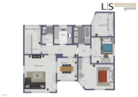 Grundriss Erdgeschoss - *Besonderes 2-Familienhaus in Asperg* Top-Wohnlage mit Haus-im-Haus-Charakter in tollem Wohnumfeld!