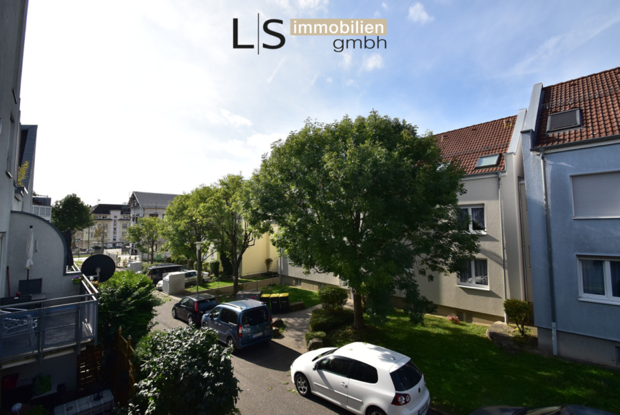 Aussicht vom Balkon